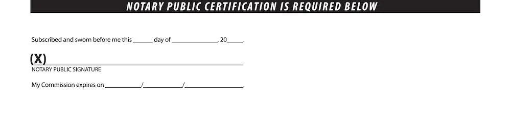 West Virginia Bill of Sale Form section